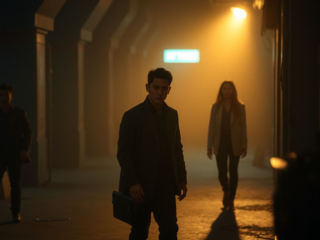 นักสืบเอกชน กำลังสะกดรอยตามบุคคลเป้าหมาย