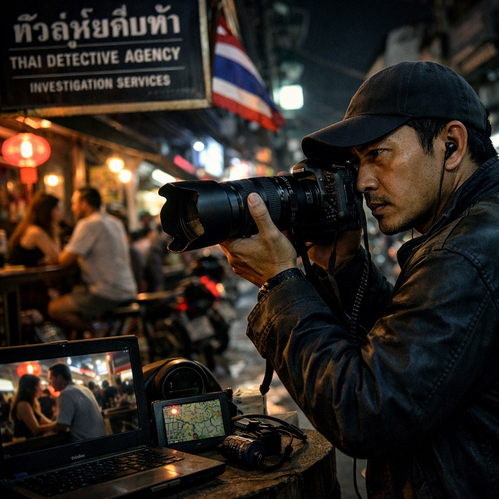 นักสืบภูเก็ตกำลังสืบสวนในพื้นที่สาธารณะ