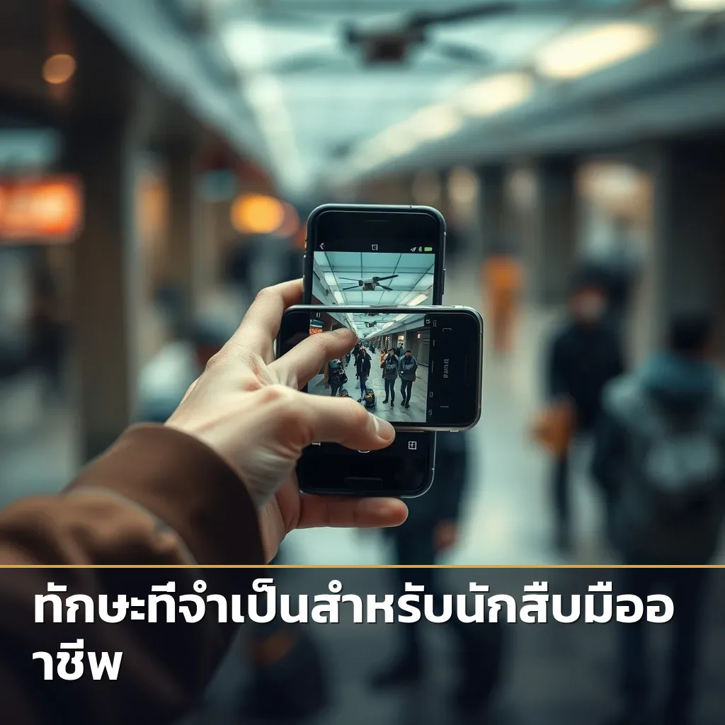 การใช้สมาร์ทโฟนเพื่อบันทึกหลักฐานอย่างลับๆ
