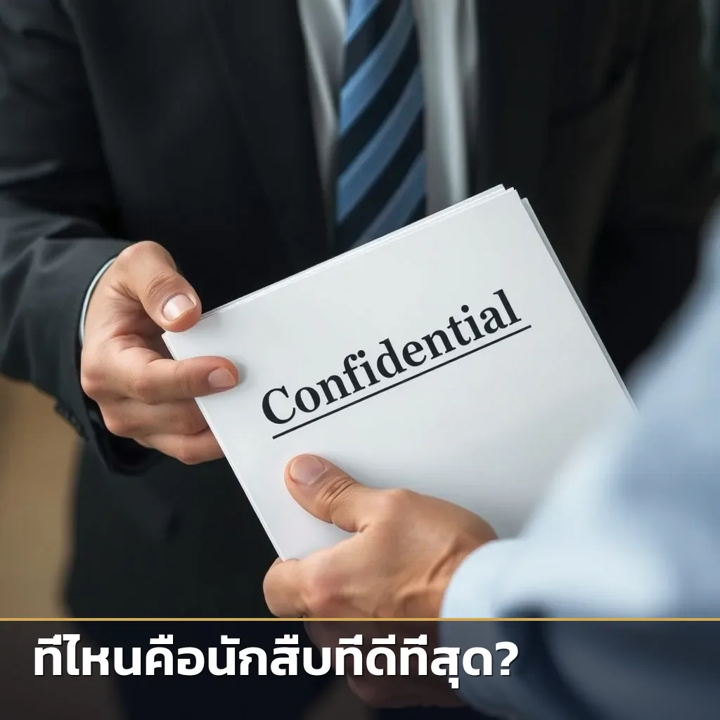 การส่งมอบรายงานผลการสืบสวนซึ่งเป็นส่วนหนึ่งของขั้นตอนการจ้างนักสืบ