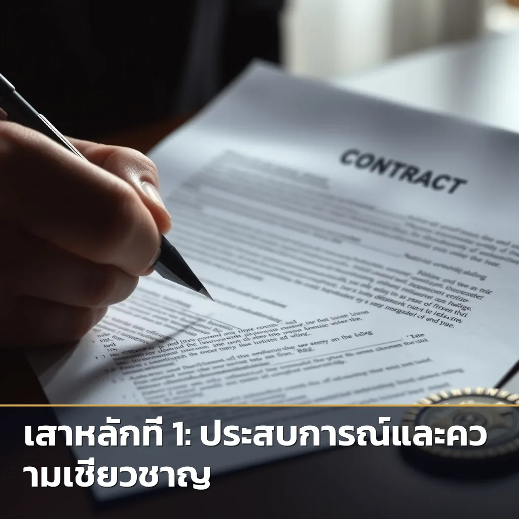 ภาพสัญญาจ้างนักสืบเอกชนที่โปร่งใสและชัดเจน แสดงถึงความน่าเชื่อถือ