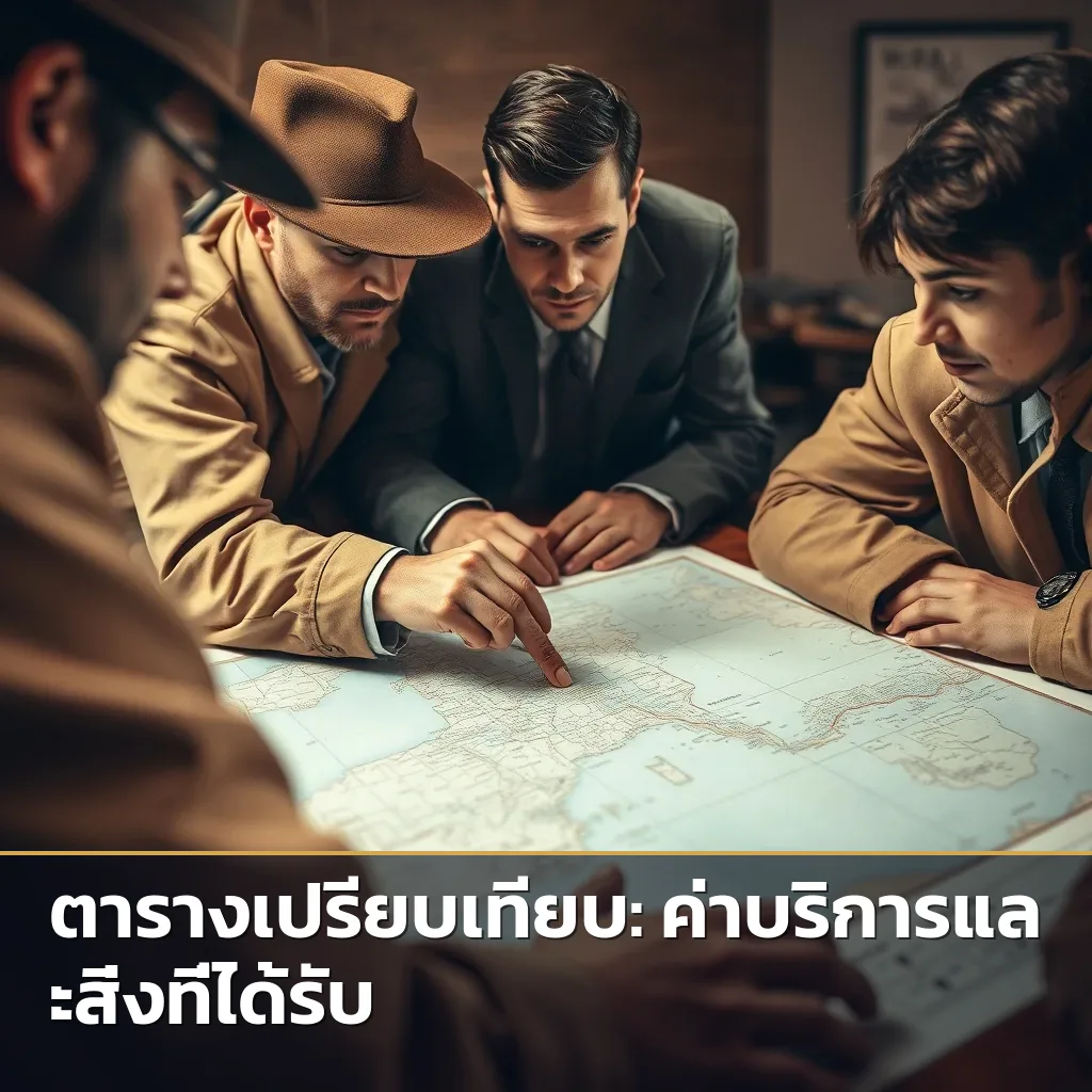ทีมงานนักสืบณรงค์กำลังปรึกษาคดีที่เกี่ยวข้องกับการสืบหาทรัพย์สิน