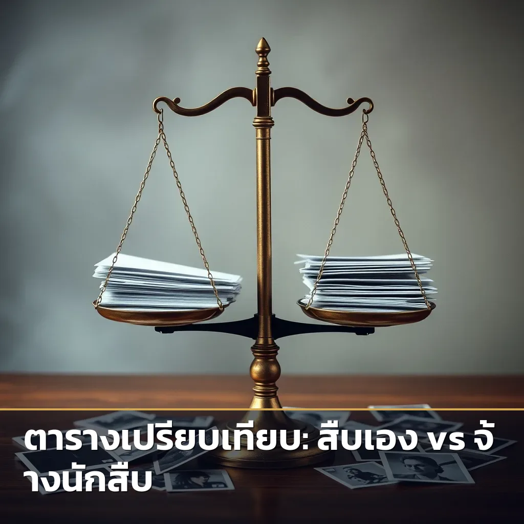 ความน่าเชื่อถือของหลักฐานที่ได้จากการจ้างนักสืบเทียบกับการสืบเองตามกฎหมาย