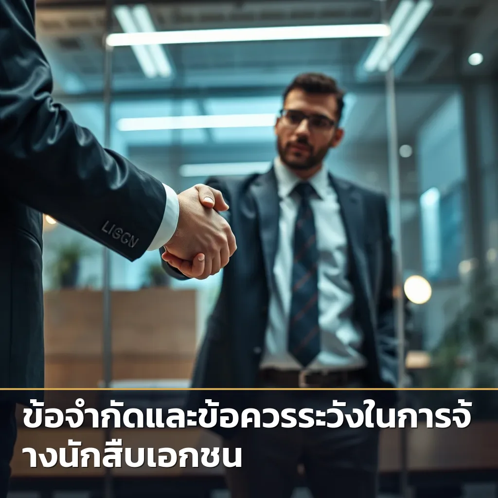 นักสืบณรงค์ให้คำปรึกษาลูกค้าอย่างมืออาชีพภายใต้กรอบกฎหมายไทย