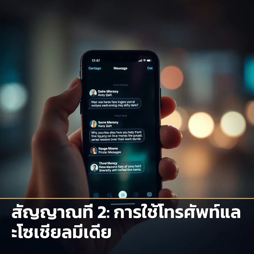 มือถือแสดงข้อความลับ บ่งชี้ถึง สัญญาณคู่รักนอกใจ ที่ถูกซ่อนไว้