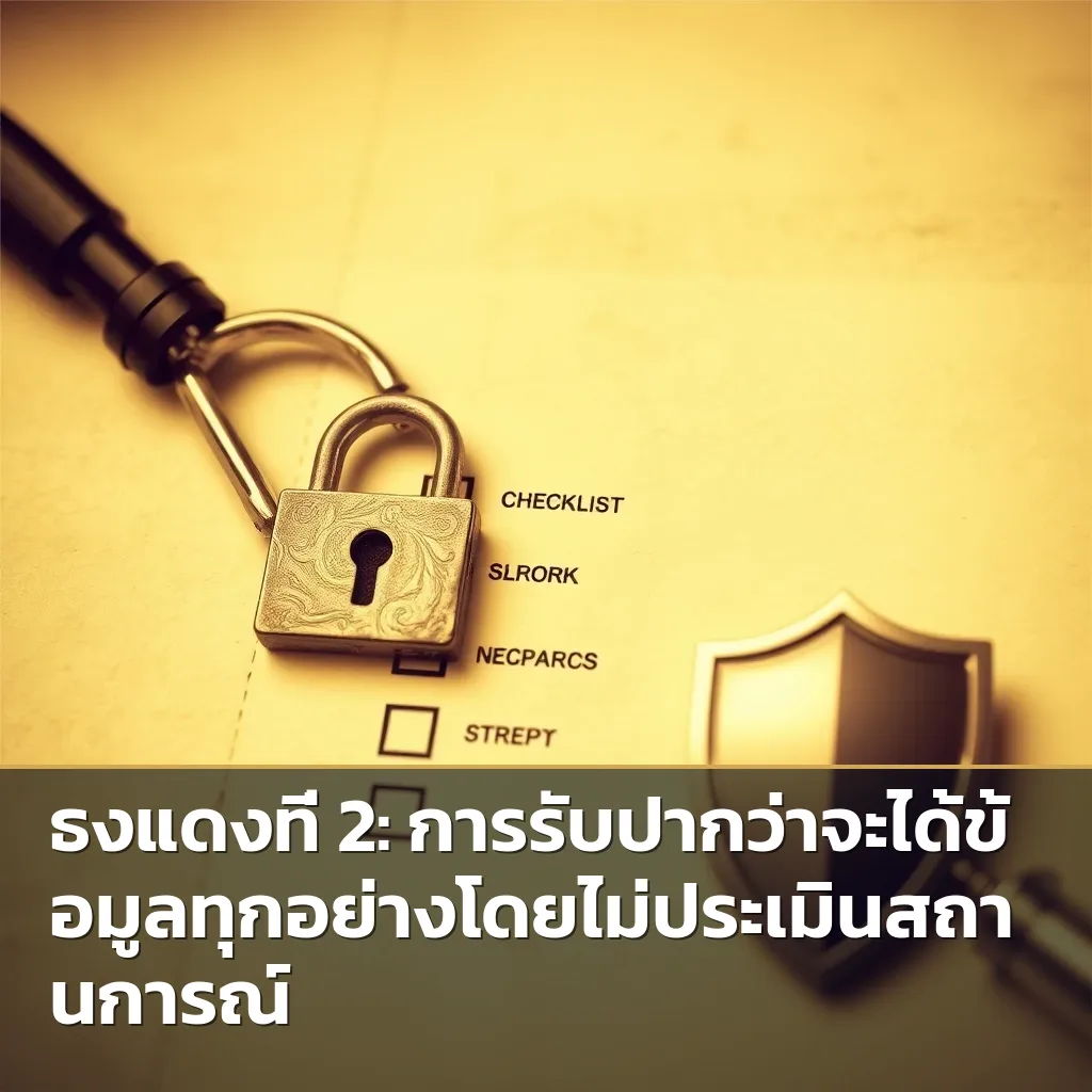 เช็คลิสต์ก่อนจ้างนักสืบ แสดงถึงการเตรียมตัวและข้อควรพิจารณาเพื่อความปลอดภัย