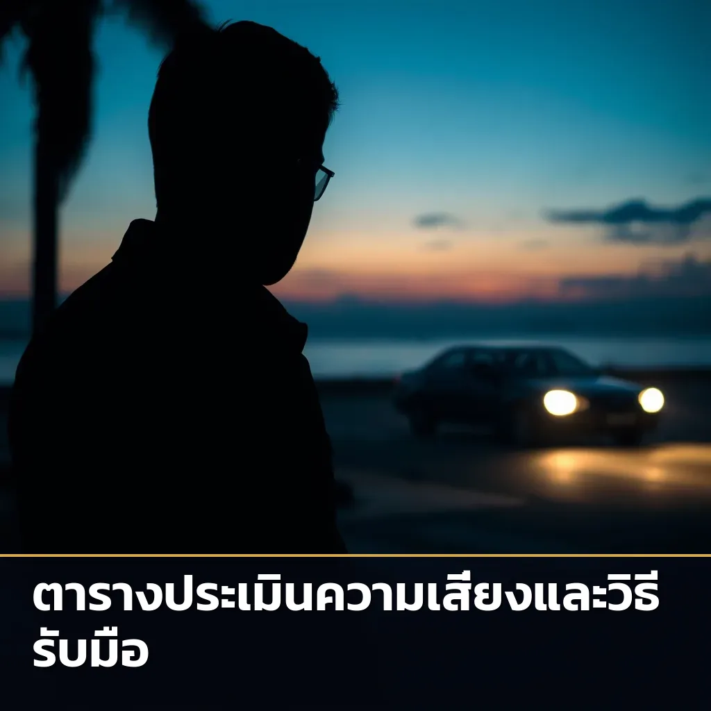 นักสืบกำลังติดตามเป้าหมายในพื้นที่ชายหาดของชลบุรี
