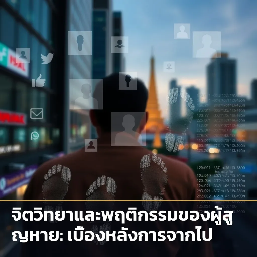 ร่องรอยดิจิทัลสำหรับการตามหาญาติหายในกรุงเทพฯ ที่นักสืบใช้ในการสืบสวน