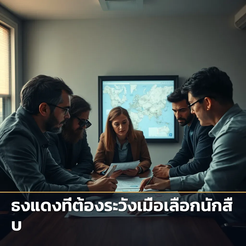 ทีมงานนักสืบณรงค์กำลังปรึกษาหารือเคสสืบสวนที่ซับซ้อน