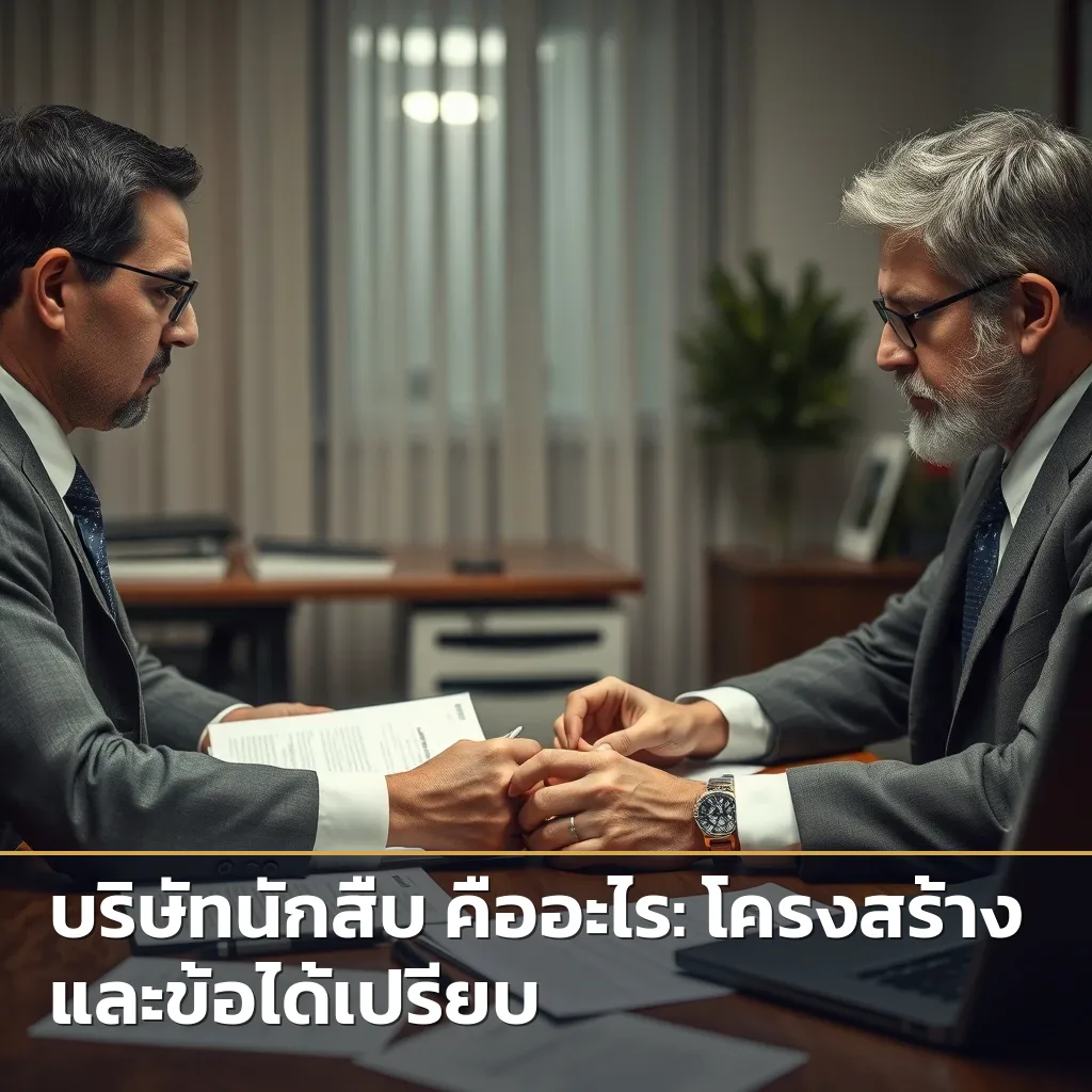 ลูกค้าปรึกษานักสืบมืออาชีพของบริษัทนักสืบณรงค์ เพื่อวางแผนการสืบสวน