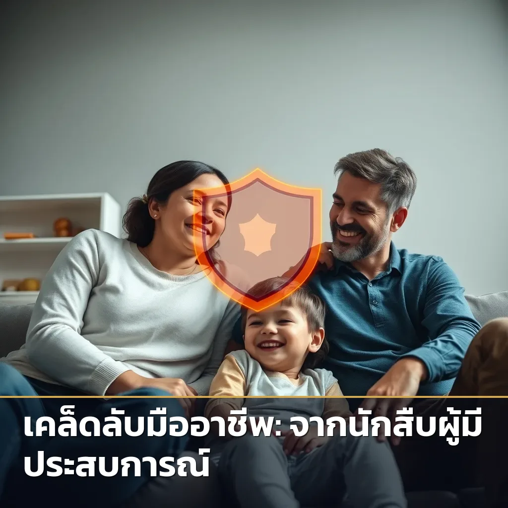 ภาพครอบครัวพูดคุยกันอย่างมีความสุข แสดงถึงการป้องกันปัญหาล่วงหน้า