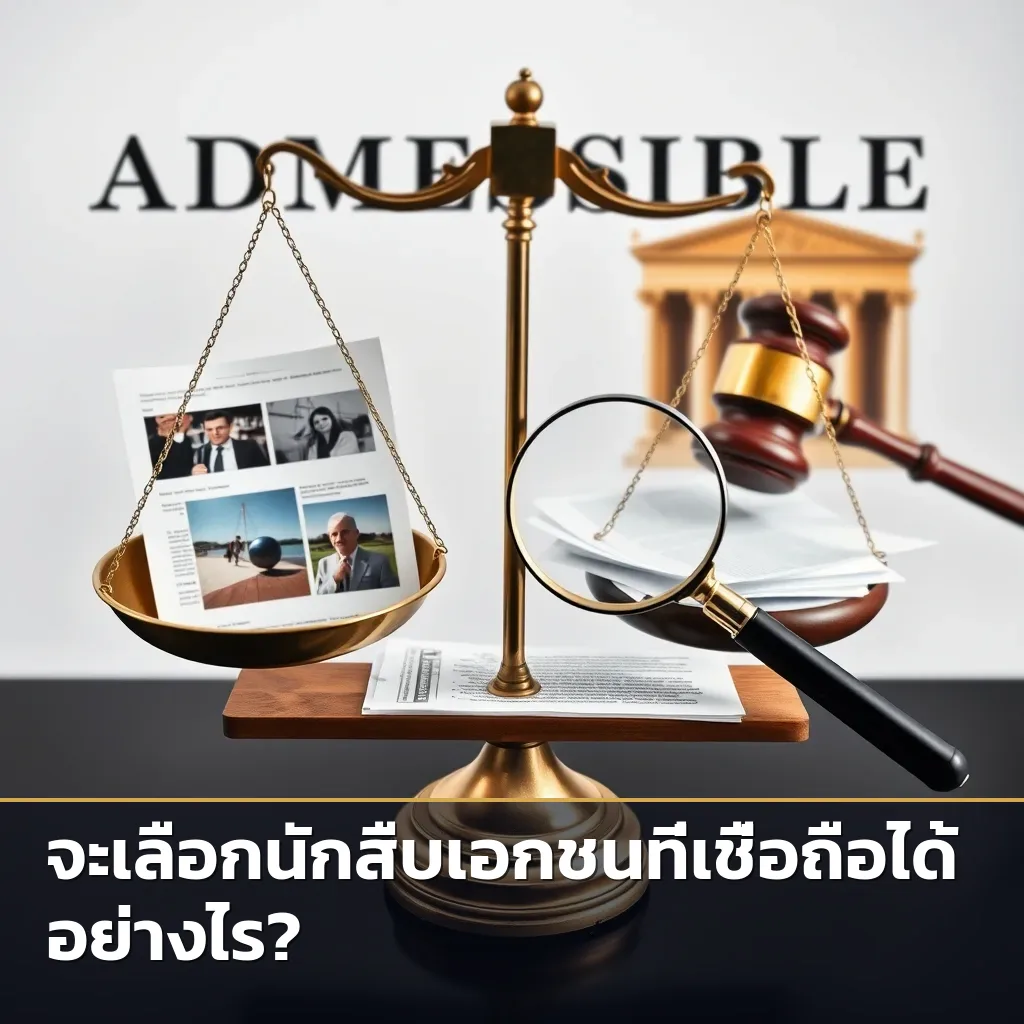 หลักฐานโดยชอบด้วยกฎหมายที่นักสืบณรงค์รวบรวม