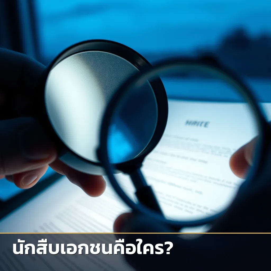 มือถือแว่นขยายกำลังตรวจสอบข้อมูลอย่างละเอียด
