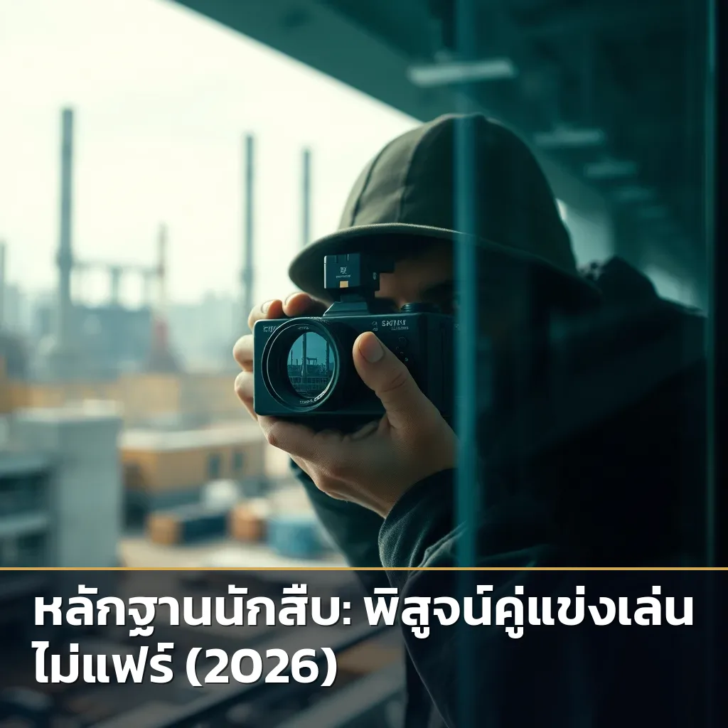 หลักฐานนักสืบ พิสูจน์คู่แข่ง