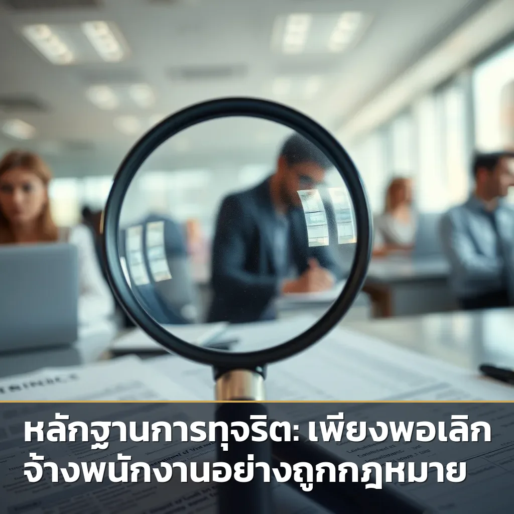 หลักฐานการทุจริต