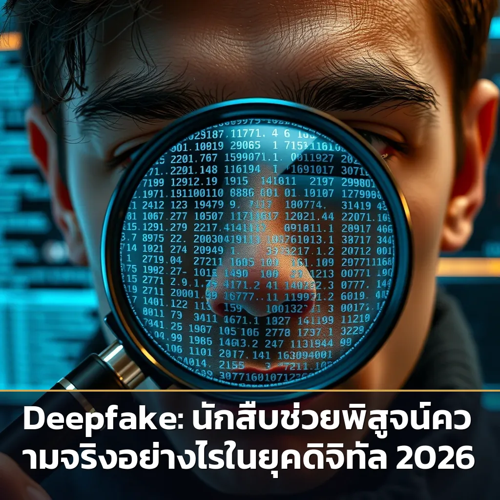 Deepfake นักสืบพิสูจน์ความจริง