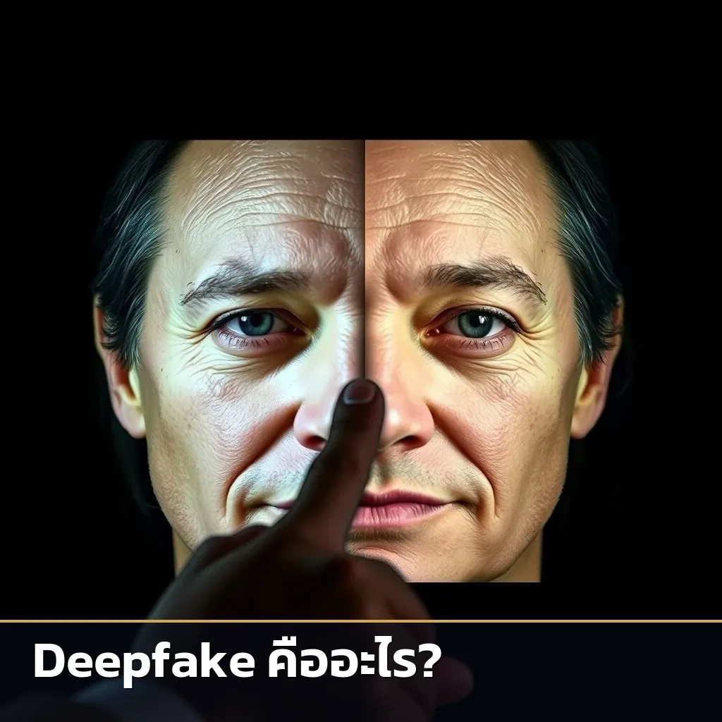 เปรียบเทียบใบหน้าจริงกับ Deepfake ที่ถูกปลอมแปลง นักสืบชี้จุดผิดปกติ