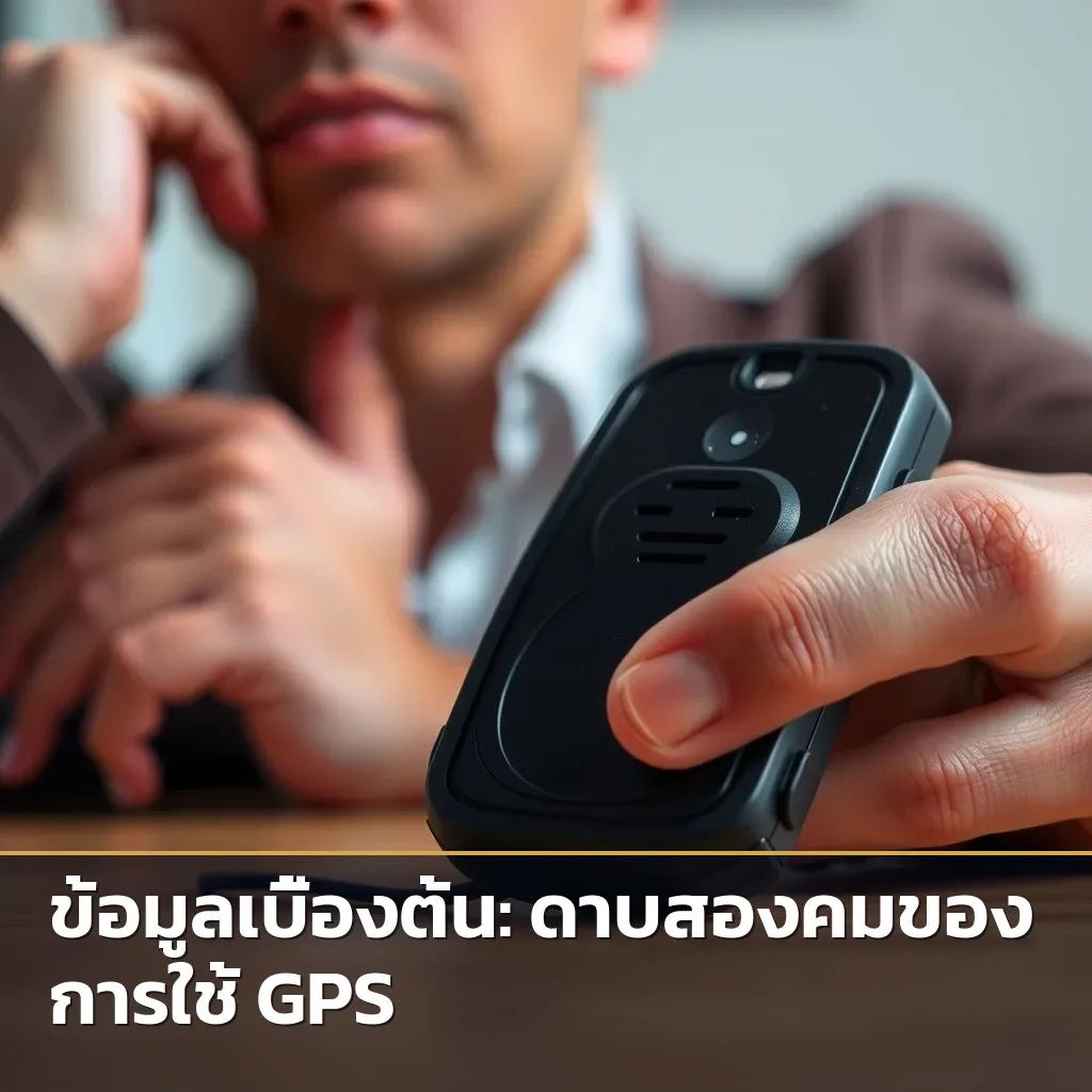 อุปกรณ์ GPS ติดตามซ่อนอยู่ สื่อถึงความลับและการสืบชู้สาว