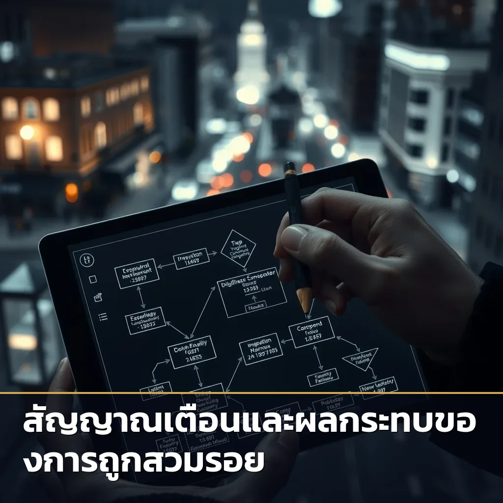 นักสืบกำลังวิเคราะห์เส้นทางการเงินและข้อมูลเพื่อคลี่คลายคดีสวมรอยกู้เงินนอกระบบ