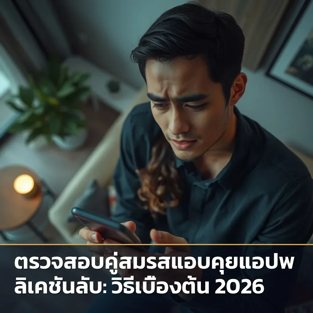 ตรวจสอบคู่สมรสแอบคุยแอปพลิเคชันลับ