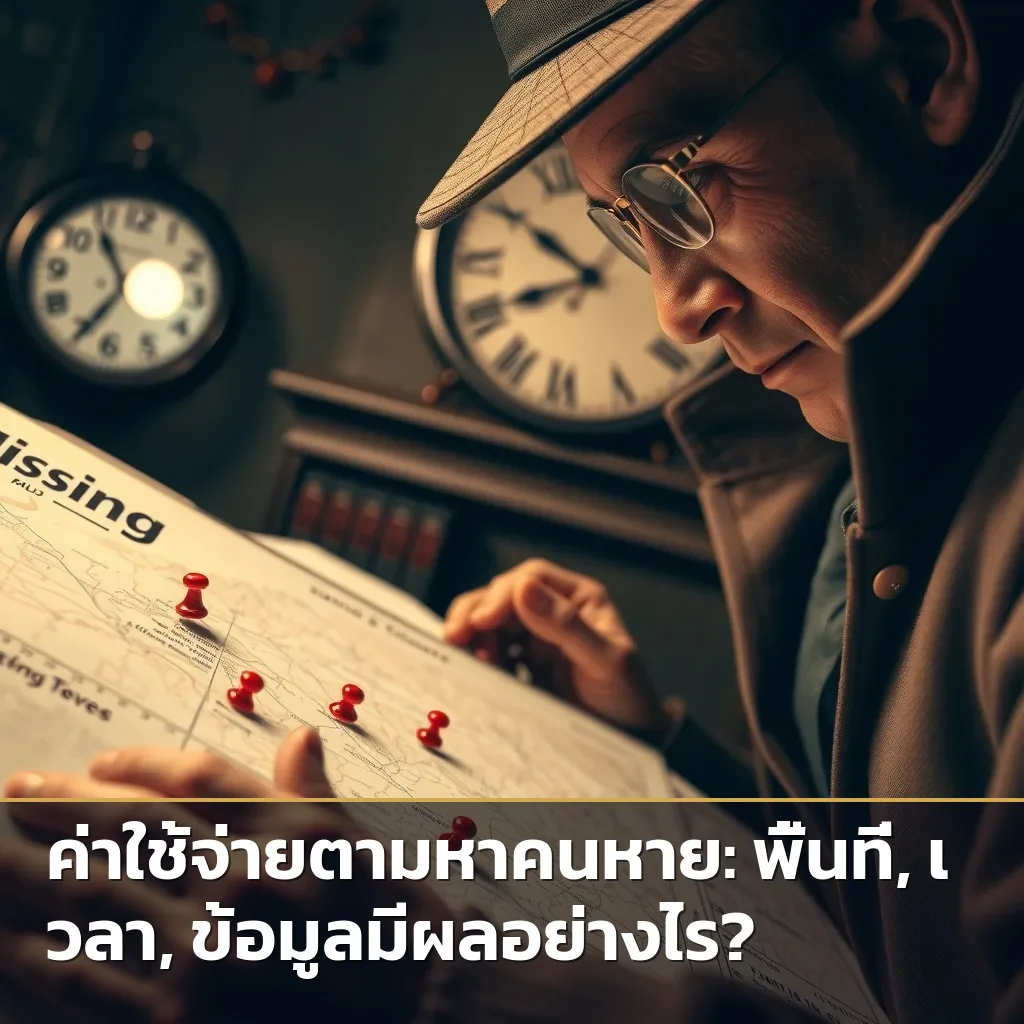 ค่าใช้จ่ายตามหาคนหาย