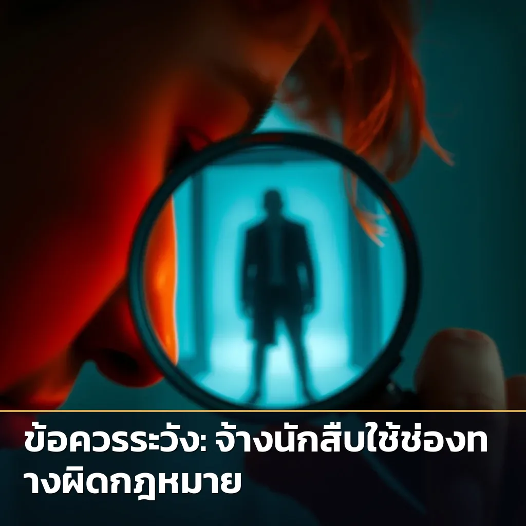 จ้างนักสืบผิดกฎหมาย