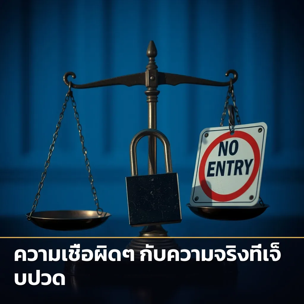ภาพตาชั่งหักแสดงหลักฐานที่ได้มาโดยมิชอบด้วยกฎหมาย