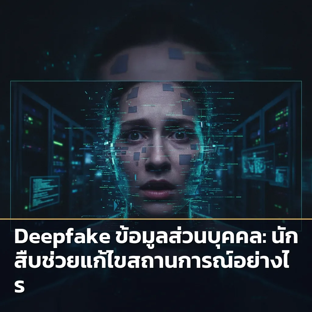 Deepfake ข้อมูลส่วนบุคคล