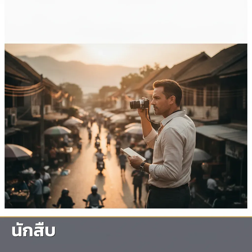 นักสืบ ทำงานสืบสวนในพื้นที่
