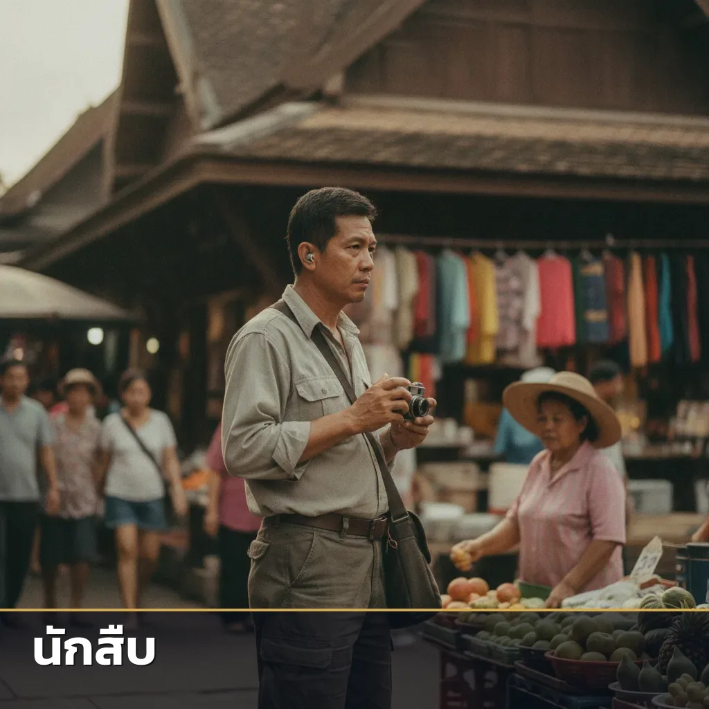 นักสืบ ทำงานสืบสวนในพื้นที่