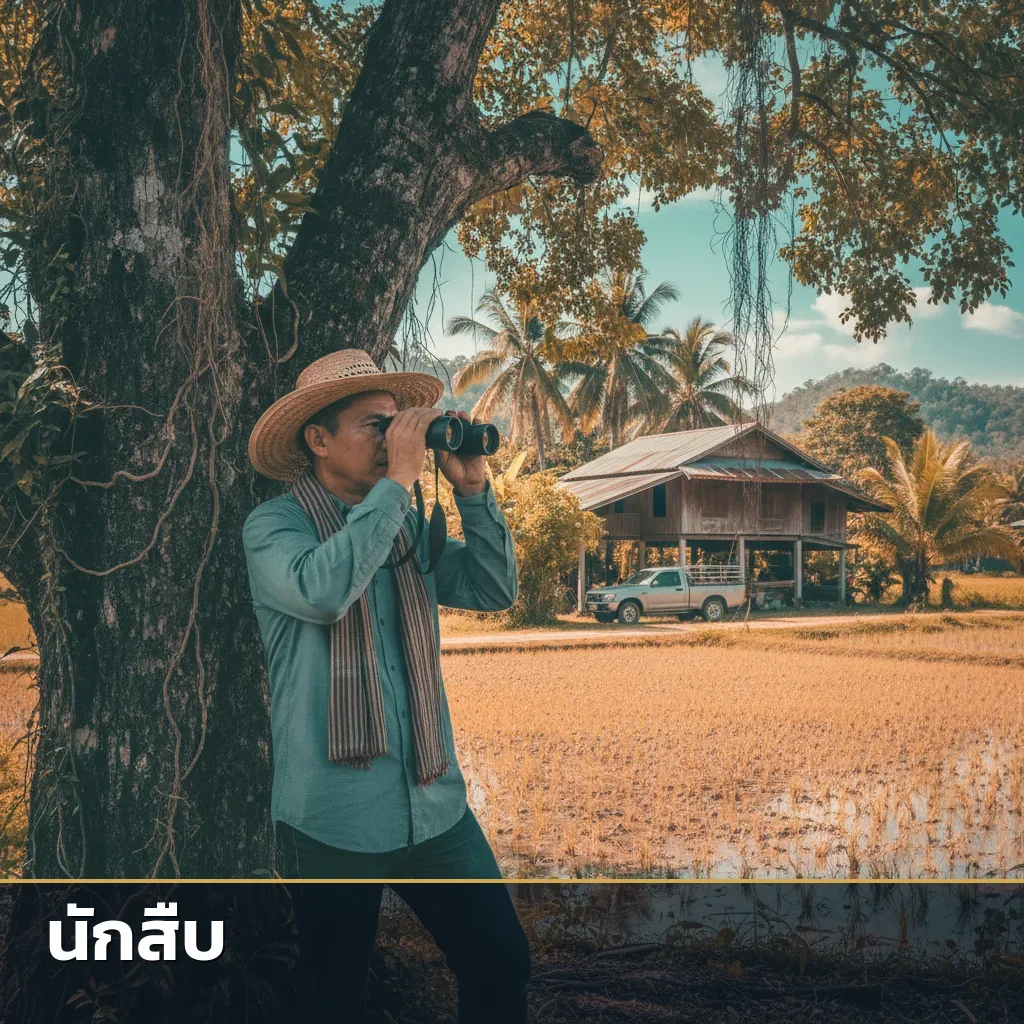 นักสืบ ทำงานสืบสวนในพื้นที่