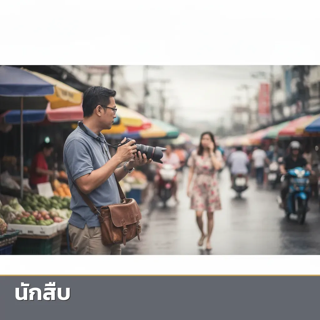 นักสืบ ทำงานสืบสวนในพื้นที่