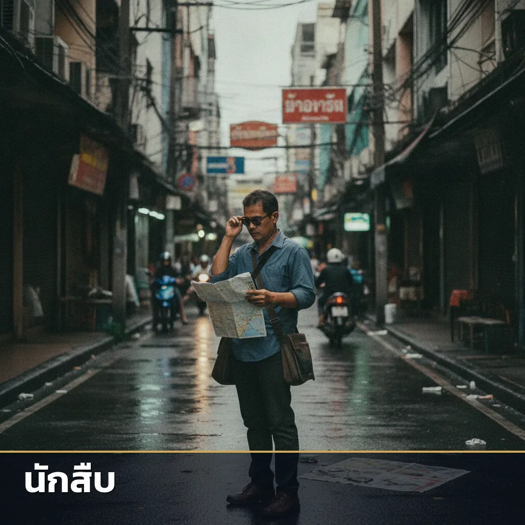นักสืบ ทำงานสืบสวนในพื้นที่