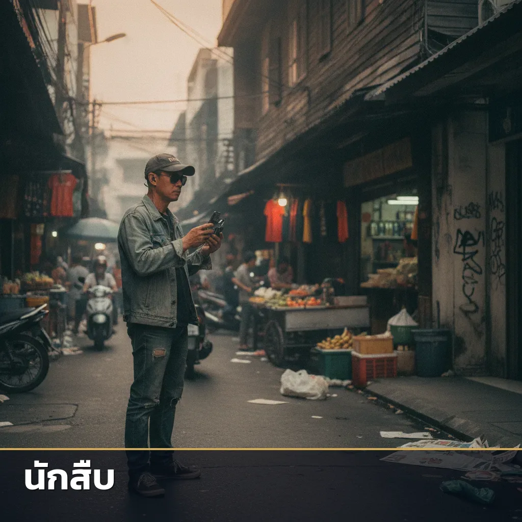 นักสืบ ทำงานสืบสวนในพื้นที่