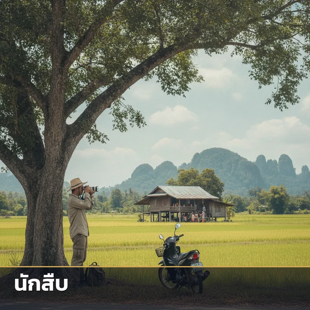นักสืบ ทำงานสืบสวนในพื้นที่