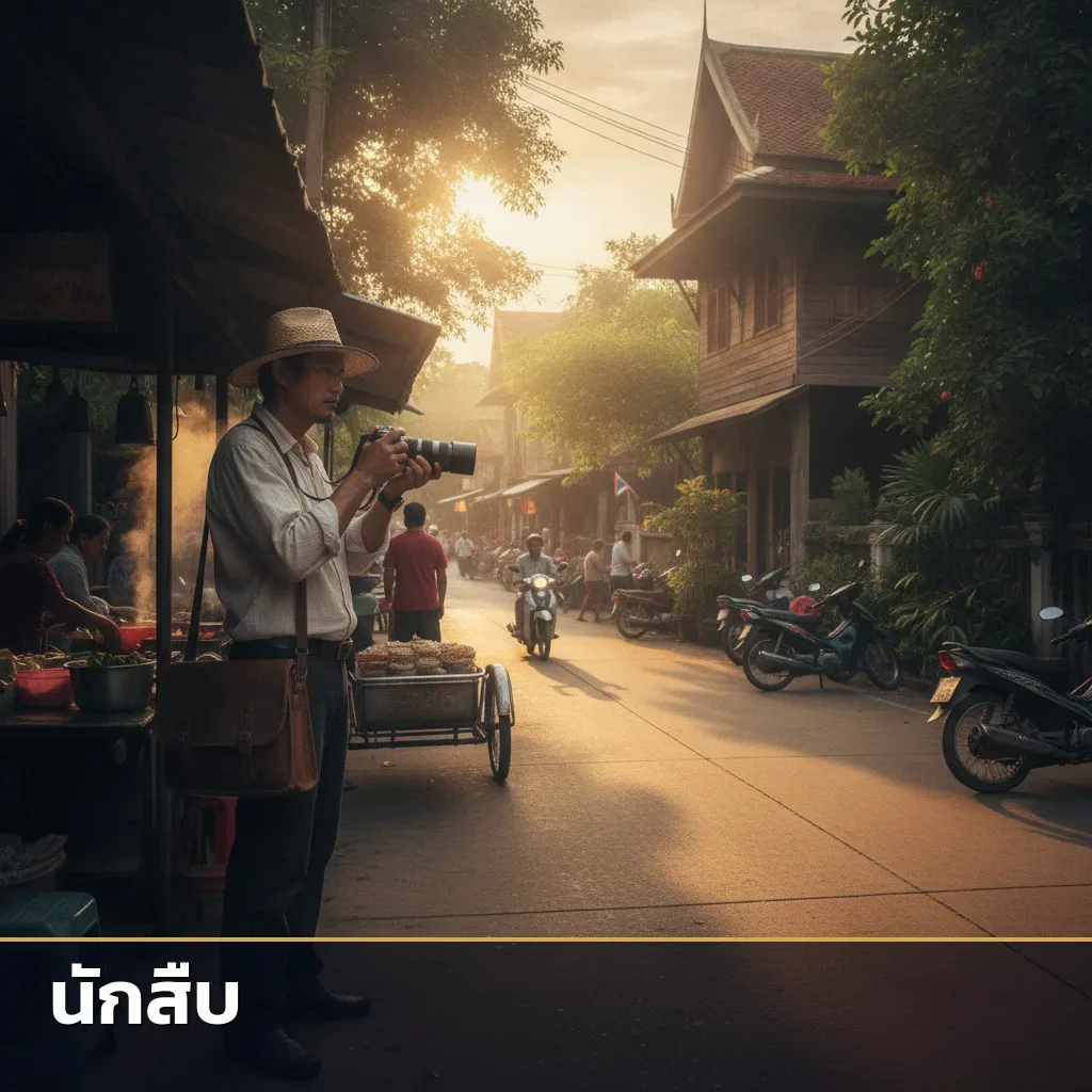 นักสืบ ทำงานสืบสวนในพื้นที่